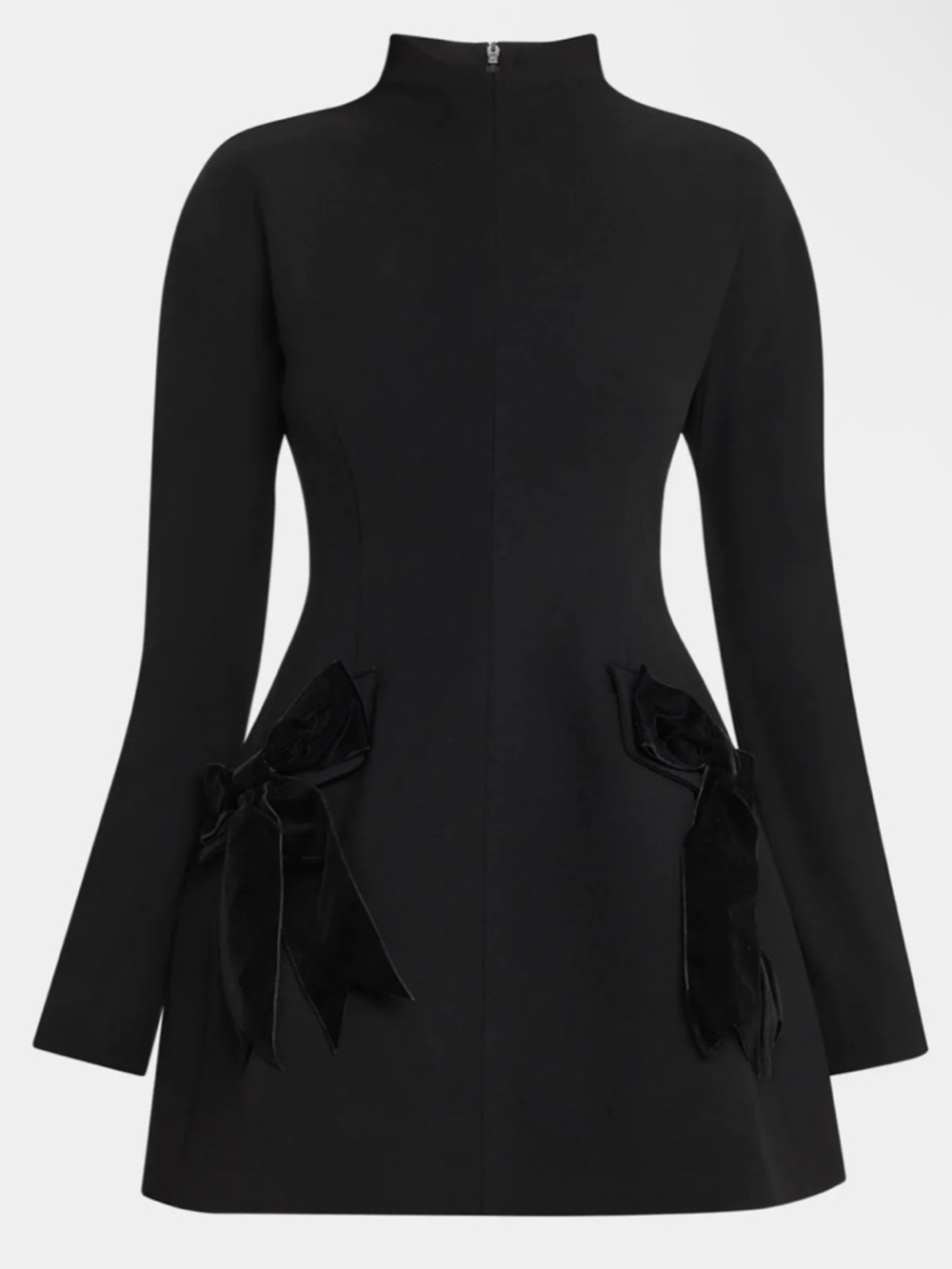 Sans Faff Noir Bow Mini Dress